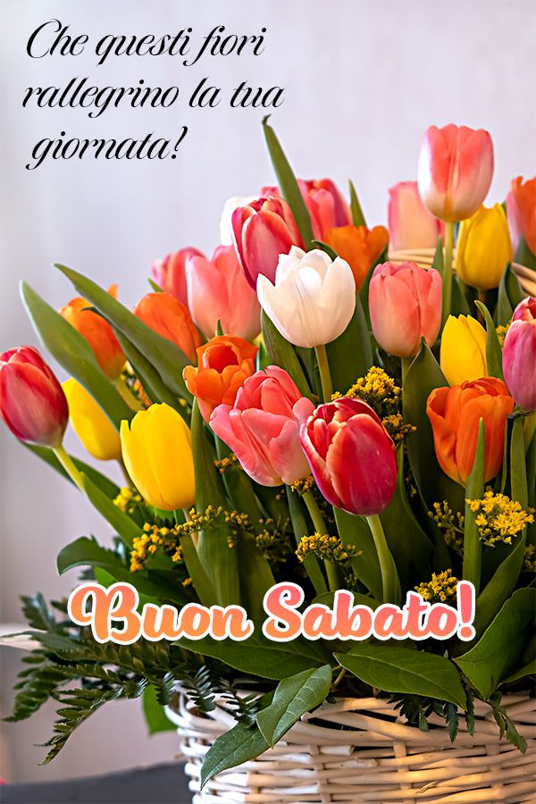Frase di Sabato: Che questi fiori rallegrino la tua giornata!