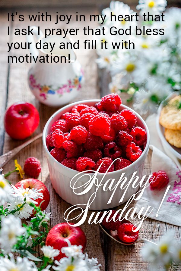 Sunday quote: It's with joy in my heart that I ask I prayer that God bless your day and fill it with motivation!