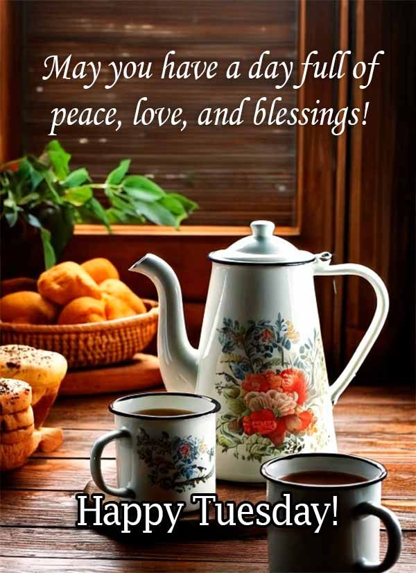 May you have a day full of peace, love, and blessings!